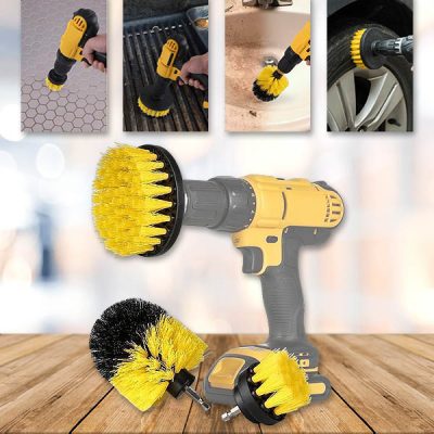 Zestaw szczotek do czyszczenia wiertarką (3 sztuki) | DRILLBRUSH
