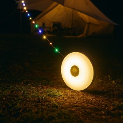 Lampa kempingowa z wbudowanym power bankiem (10m) | GLOWTREK